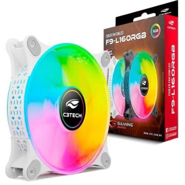 Imagem de Cooler Fan P/gabinete 120x120x25 LED RGB F9-l160bkRGB C3 Tech - C3TECH