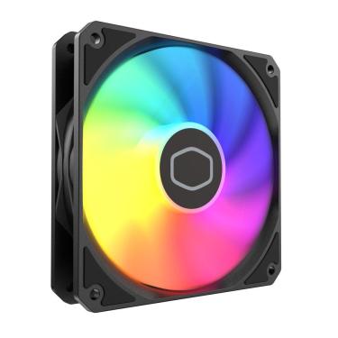 Imagem de Cooler Fan para Gabinete MF120 Lite ARGB Fluxo de Ar e Iluminacao Enderecavel Preto Cooler Master