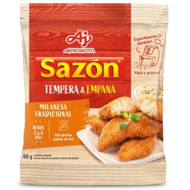 Imagem de Farinha para Milanesa Tradicional Sazón Tempera Empana Pacote 60g