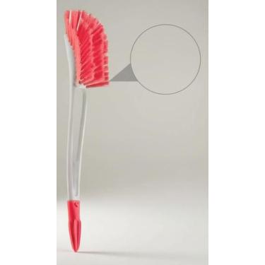Imagem de Escova Mamadeira com Limpador de Bico Rosa - Congratulations Store