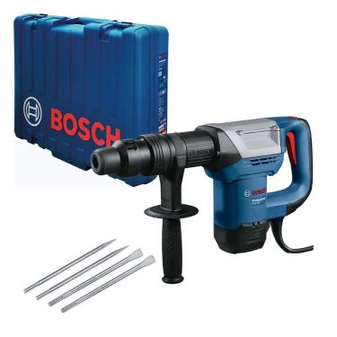 Imagem de Martelete Demolidor GSH 500 com 1100W e Sistema de Redução de Vibrações 220V com Punho Auxiliar Bosch