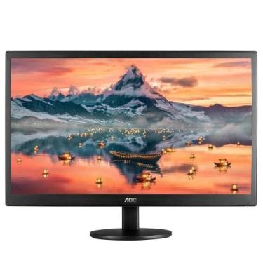 Imagem de Monitor AOC 18.5 polegadas E970SWHNL 60Hz HDMI VGA LED HD Preto