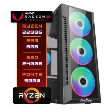 Imagem de Computador BestPC Ryzen 3 2200G 8GB RAM SSD 240GB Windows 10 Trial - B