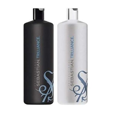 Imagem de Kit Shampoo E Condicionador Wella Professionals Sebastian Trilliance 1 Litro