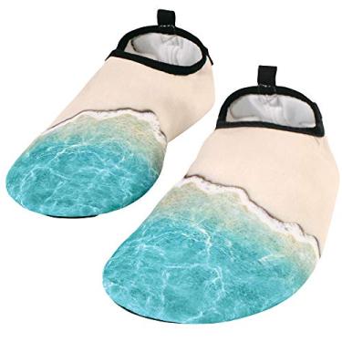 Imagem de Hudson Baby Tênis unissex BabyWater para esportes, ioga, praia e atividades ao ar livre, Praia Sandy Beach para crianças e adultos, 36-37/3-4 Kids/4-5 Womens