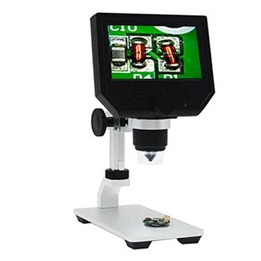 Imagem de ZDBH Adaptador para microscópio 1 pç Microscópio G1200/G600 7/4,3 polegadas LCD Display Câmera Microscópio Portátil Acessórios (Cor: G600)