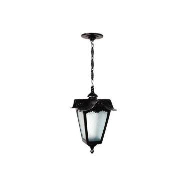 Imagem de Luminária Externa Interna Madri Menor com Corrente Alumínio