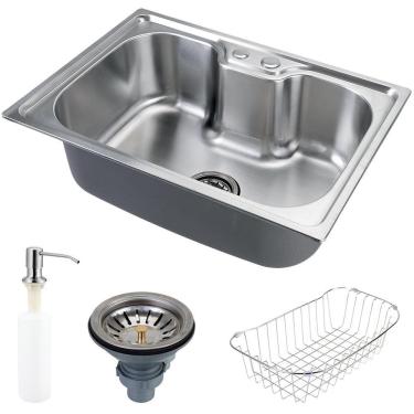Imagem de Cuba Para Cozinha Gourmet Aço Inox Nawa 50 cm Pingoo.casa - Prata