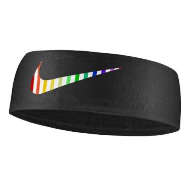 Imagem de Nike Dri-Fit Fury Headband 2.0 Rainbow - Red Orange Yellow Green Blue Purple Pink White Black