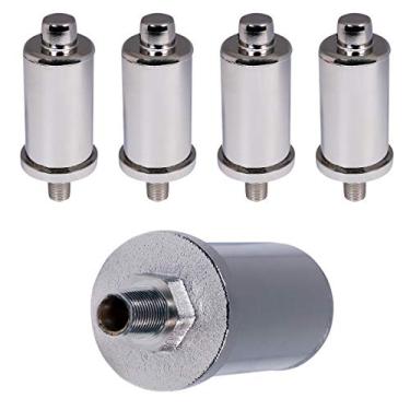 Imagem de Midline Valve 6J363-5 saída de ar do radiador de vapor; válvula do regulador de calor; montagem reta; MIP; aço cromado (pacote com 5)