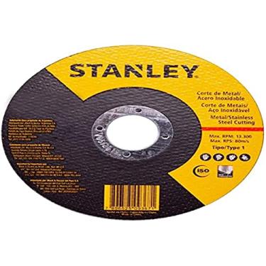 Imagem de Stanley Disco de Corte Fino Abrasivo Metal e Inox 4 1/2", Ferramenta Ideal para Cortes Diversos, Modelo STA8061