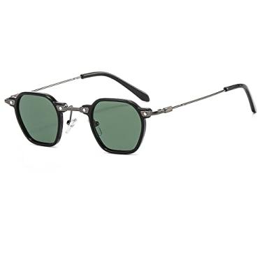 Imagem de Óculos de sol redondos femininos homens finos tipo gradientes lente liga armação de metal designer de luxo moda óculos de sol, c3, outros