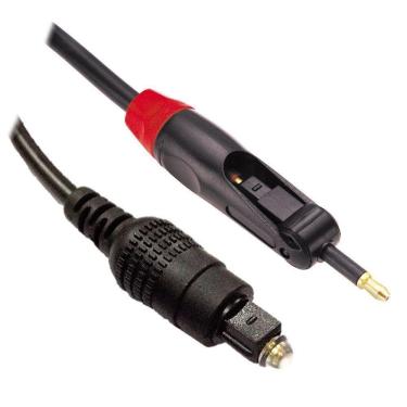 Imagem de Cabo Fibra Optica Universal Toslink Mini Plug 5 Mm Preto 1,5