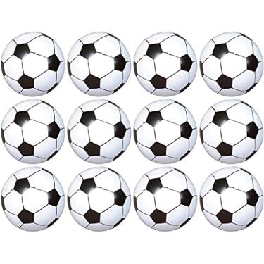 Imagem de Bola de praia de futebol infla | Pacote com 12 | 22 cm (9 polegadas)