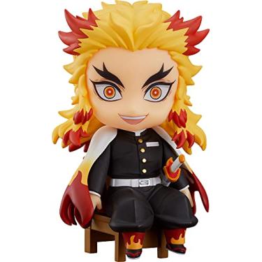 Imagem de Good Smile Demon Slayer: Kimetsu no Yaiba: Kyojuro Rengoku Nendoroid Swacchao! Boneco de ação, multicolorido