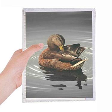 Imagem de Caderno de fotografia de animais Swan Organism diário de folhas soltas recarregável, papelaria