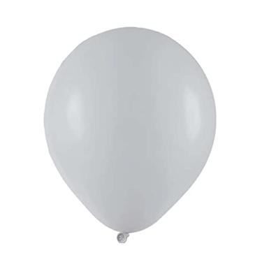 Imagem de Balão de Festa Profissional Cinza nº7 18cm - 50 Un