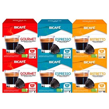 Imagem de 96 Cápsulas Para Dolce Gusto - 6 Caixas - Kit Café - Cápsula Bicafé