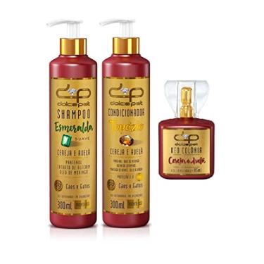 Imagem de Kit Dolce Pet Shampoo Suave + Condicionador + Perfume