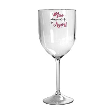 Imagem de Taça Vinho Acrílico Personalizada para Dia das Mães - Ascendente