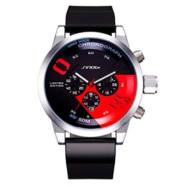 Imagem de Relógio Masculino Design Grande Militar Multi-função Relógio de Pulso À Prova D'agua (C3)