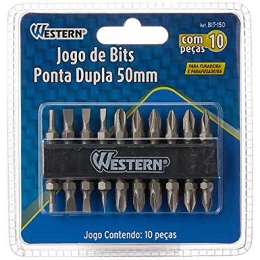 Imagem de Western BIT-150 Jogo de Bits, Cinza, 50 mm, 10 unidades