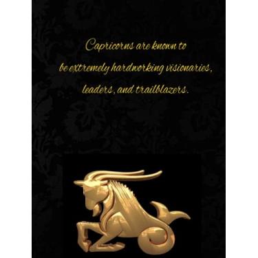 Imagem de Capricorn Desk Size Hard Cover Lined Daily Journal/ Notebook,: Notebook/ Journal 8 x 10 inch 200 Pages