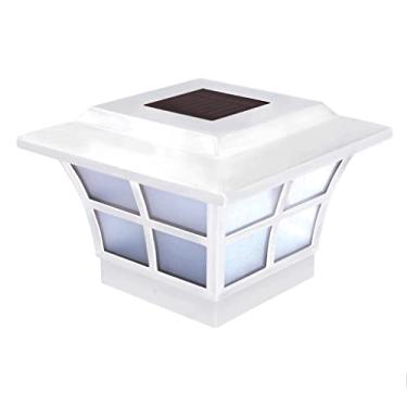 Imagem de Classy Caps Tampa solar SL079W 4X4 de PVC branco Prestige, 10 x 10 cm