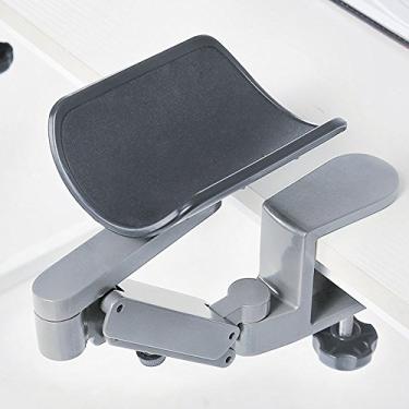 Imagem de FUZADEL Descanso de braço ergonômico para mesa giratória de computador braçadeira de suporte de braço no escritório descanso de cotovelo suporte de braço descanso de mão 360 graus prateleira de