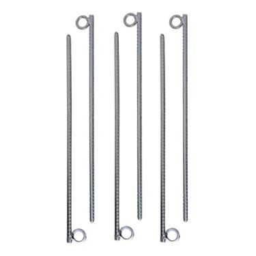 Imagem de Estaca P/Jardinagem Sustentação de Plantas 50 Cm 06 Unidades Aço Ca-50 (6mm)