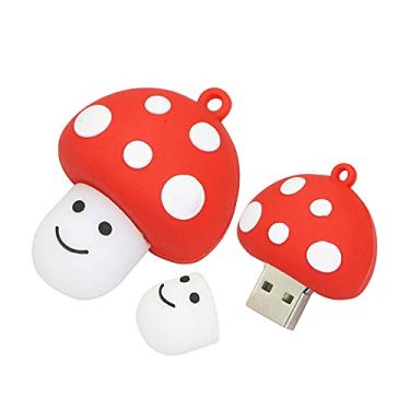 Imagem de Flash Drive USB em forma de cogumelo de 128 GB, pen drive USB, pen drive USB, pen drive, pen drive, pen drive, pen drive, pen drive, armazenamento externo, memória flash, armazenamento USB 2.0