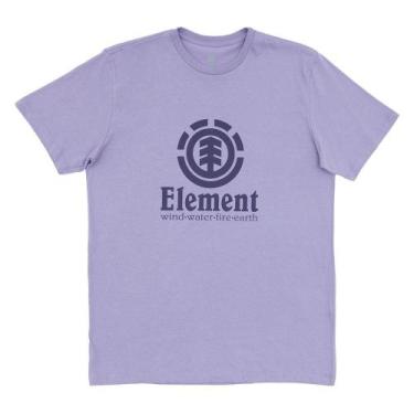 Imagem de Camiseta Element Vertical Masculina Roxo Claro