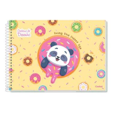 Imagem de Caderno Desenho Lala Pets Panda Donuts Credeal