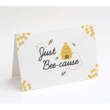 Imagem de Cartões de agradecimento Market On Mainstreet Bumblebee, inclui envelopes, 25 unidades, feito nos EUA (Just Bee-Cause)