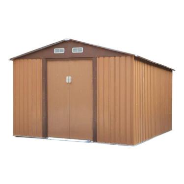 Imagem de Depósito De Aço Importado Jardim Container 191x340x210cm