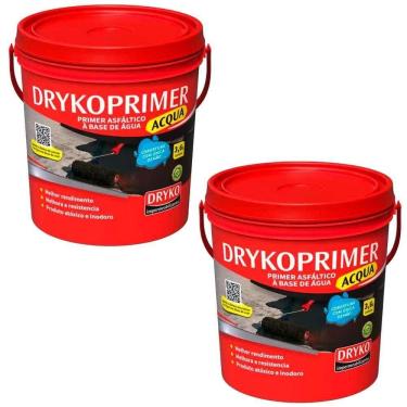 Imagem de Primer Asfáltico 3,6 L Base D´Água Drycoprimer 2 Uni DRYKO