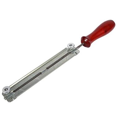 Imagem de Kit de Afiação de Corrente de Motosserra, Ferramenta de Suporte de Madeira 4.0mm/4.8mm/5.5mm para Correntes, Fácil Afiação (Cabo de madeira + suporte + lima/5,5mm)