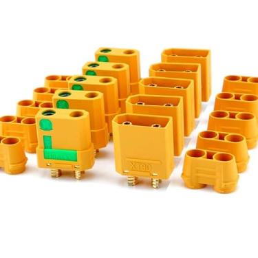 Imagem de SoloGood Amass 5 Pair XT90S XT90-S XT90 Connector Anti-Spark Male Female Connector for Battery, ESC and Charger Lead