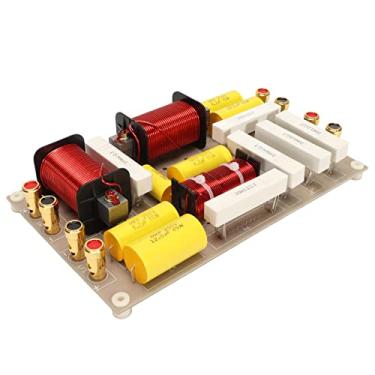 Imagem de Crossover Passivo de 3 Vias, Divisor de Frequência Com Alta Potência, Filtros Crossover de 3 Vias Divisor de Frequência de Graves Agudos Profissional de 800 W para Alto-falante