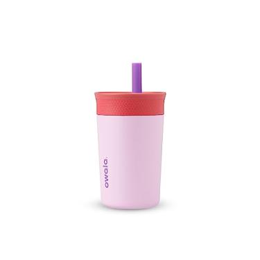 Imagem de COPO OWALA TUMBLER INFANTIL STAINLESS STEEL TERMICA 12OZ / 355ML - PINK PURPLE LILAC ROCKET
