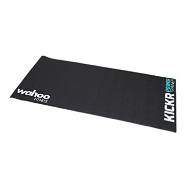 Imagem de Wahoo Tapete KICKR MAT para todos os fins com isolamento de ruído para treinadores de ciclismo em ambientes fechados, bicicletas estacionárias/giratórias, ioga, cross training