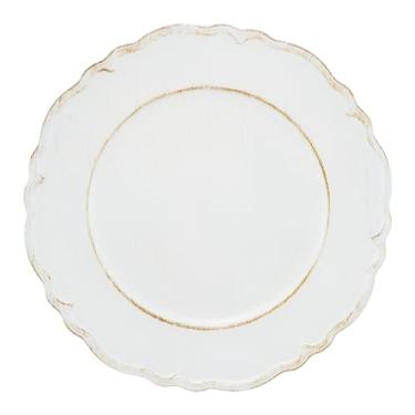 Imagem de LYOR - Sousplat Patinado de Plástico Moon Branco 33cm