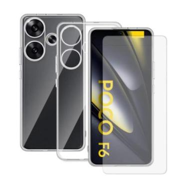 Imagem de Capa Transparente + Película De Hidrogel Compatível Poco F6 - DB