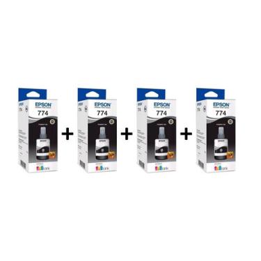 Imagem de Kit com 4 und do refil epson 774 original