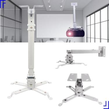 Imagem de Suporte Projetor de Teto Parede Datashow Universal Até 25kg - Monolo