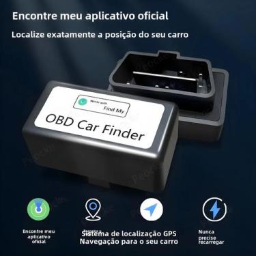 Imagem de Mini Rastreador GPS para Carro com OBD2 - Localizador Veicular com App