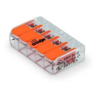 Imagem de Conector Wago 0,2 - 4,0/ 5 Polos