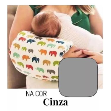 Imagem de Almofada de Braço e Colo Amamentação e Descanso em Algodão - Nathalia 