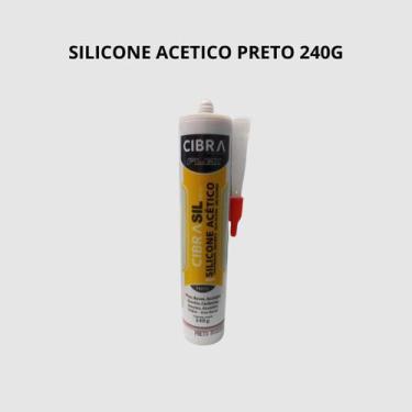 Imagem de Silicone Acético Preto 240g - Cibra