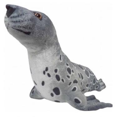 Imagem de Foca Marinha Pelúcia Real Cinza Ocenao 62 Cm - UNV Pelúcia